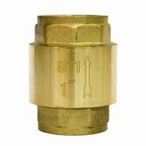 Клапан обратный ДУ 32, пруж., латун. шток STI