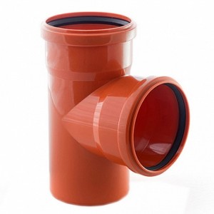 Тройник 200х200-87,5* наруж. канализ.