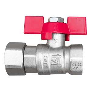 Кран шар. баб. 3/4", гайка-накидная гайка, вода STI