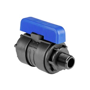 Кран компрессионный 1", гайка-штуцер