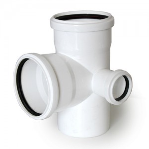 Крестовина 110х110х50-87*, двухплоскостная, правая, внутр. малошумн. канализ.