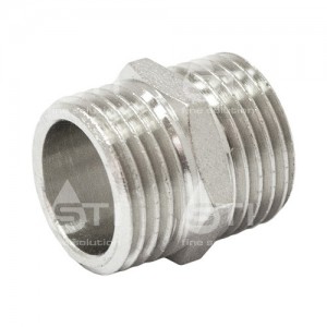 Ниппель 1/2" никелированный