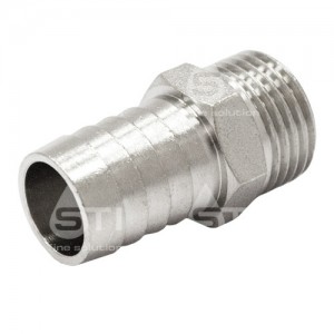 Штуцер 3/4"х20 мм, наруж. резьба, никелированный