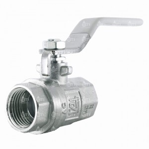 Кран шар. рыч. 3/4", гайка-гайка, вода STI