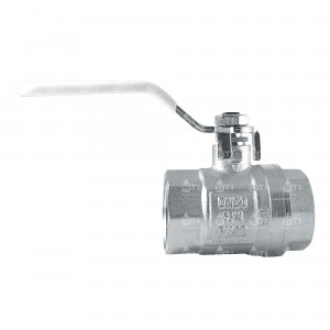 Кран шар. рыч. 3/4", гайка-гайка, вода STI