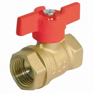 Кран шар. баб. 1/2", гайка-гайка, вода БАЗ