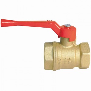 Кран шар. рыч. 1", гайка-гайка, вода БАЗ