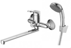 Смеситель для ванны, однорукий, длинный излив DECOROOM DR21043