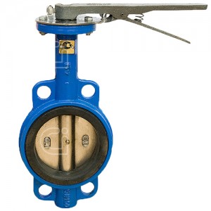 Затвор ДУ125 поворотный дисковый, ручной Ci