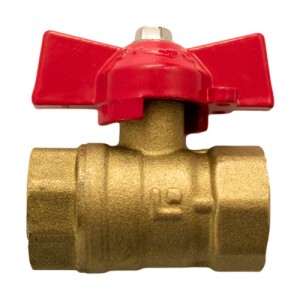 Кран шар. баб. 3/4", гайка-гайка, вода 11Б27п1