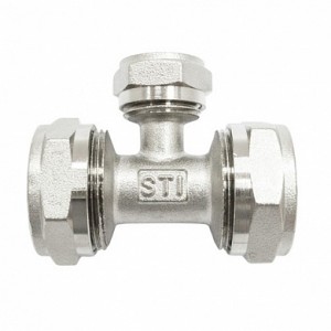 Тройник обжимной 32х20х32