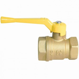 Кран шар. рыч. 1 1/4", гайка-гайка, газ БАЗ