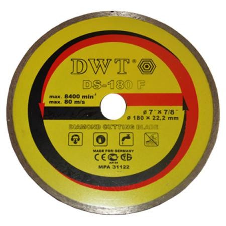 Диск алмазный 150х25,4 мм, влажный рез DWT DS-150 F