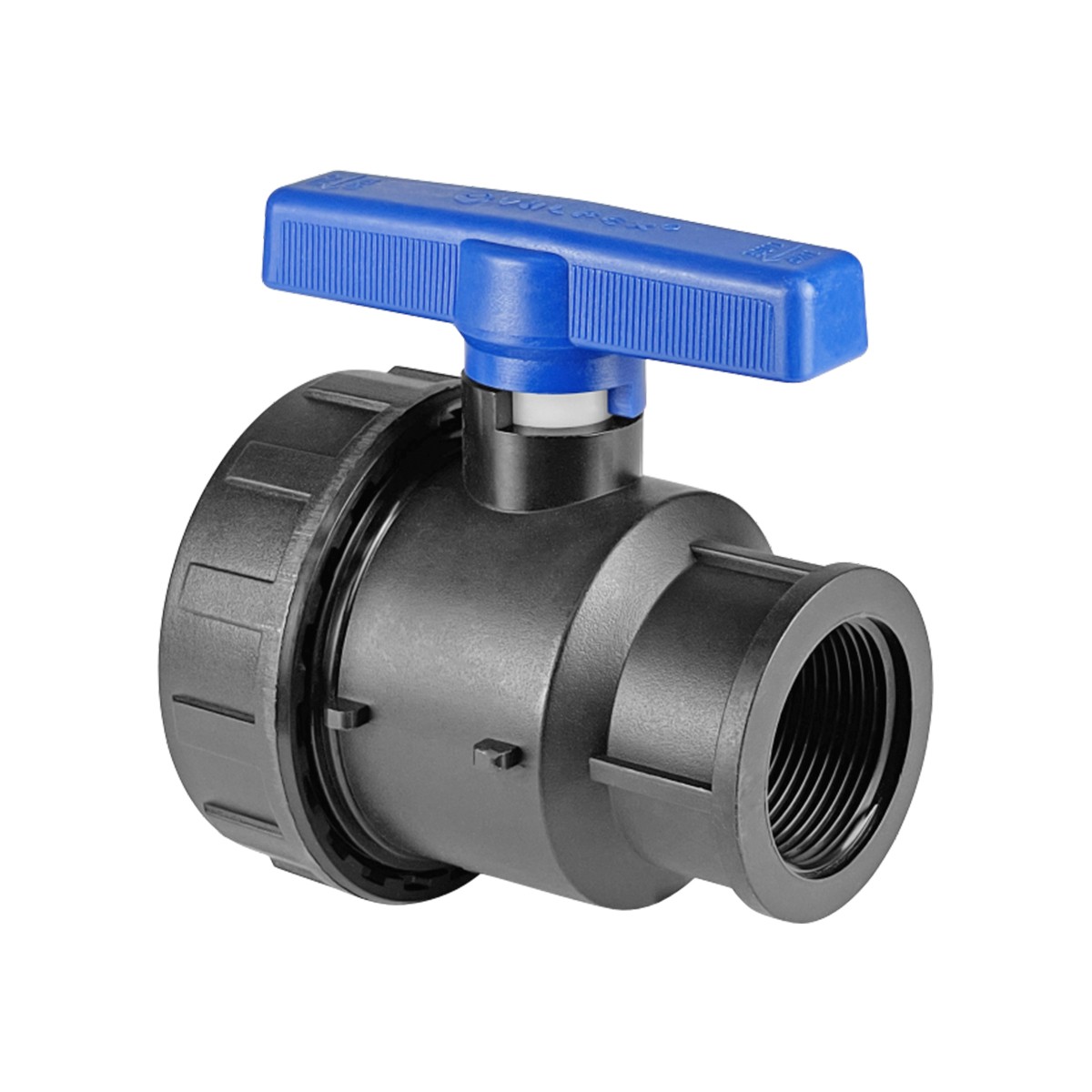 Кран компрессионный 1 1/2", гайка-гайка