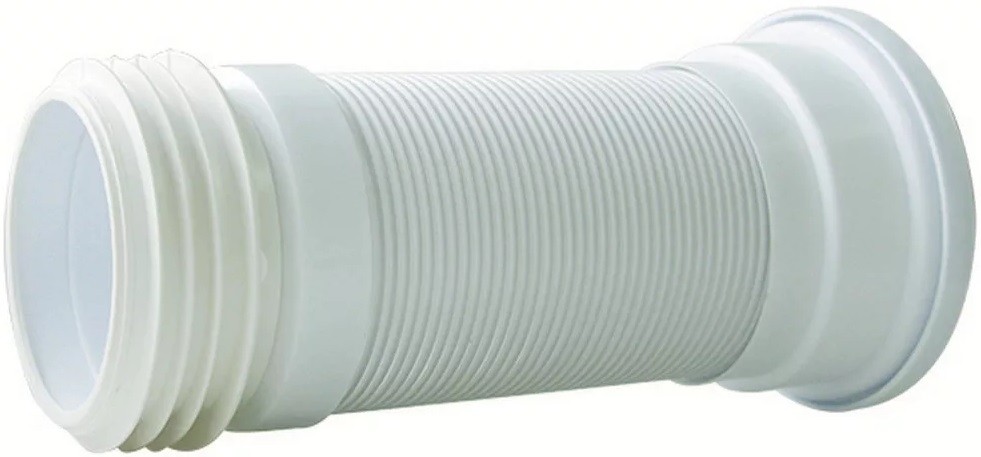 Гофра сливная для унитаза, 280-560 мм, армированная AQUANT T928