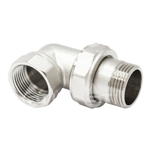 Соединитель 1/2'' угловой, никелированный