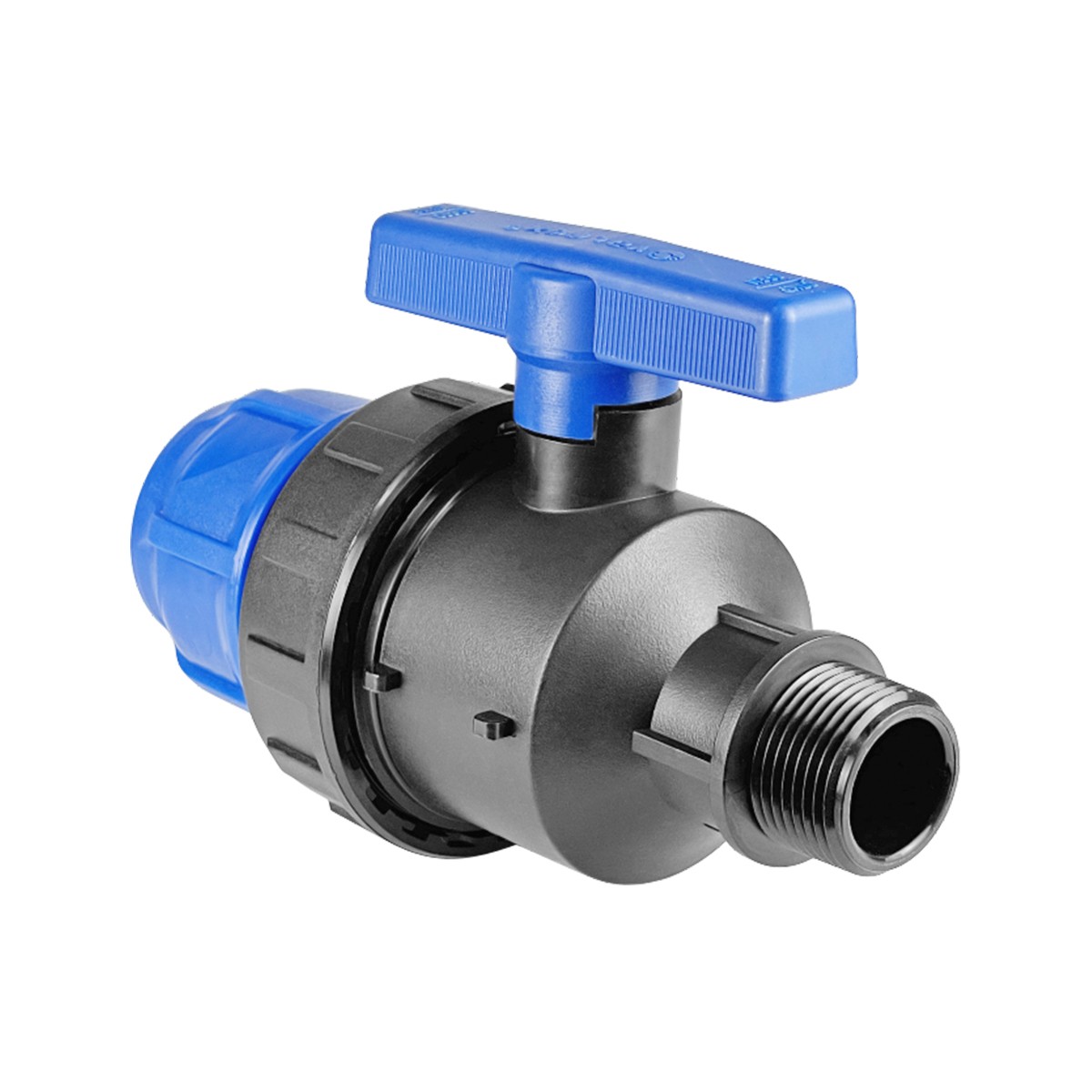 Кран компрессионный 50x1 1/2", цанга-штуцер