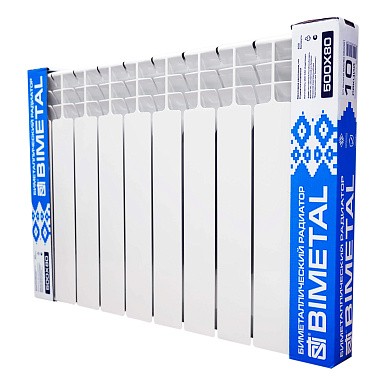 Радиатор биметаллический 500/80, 12 секций STI