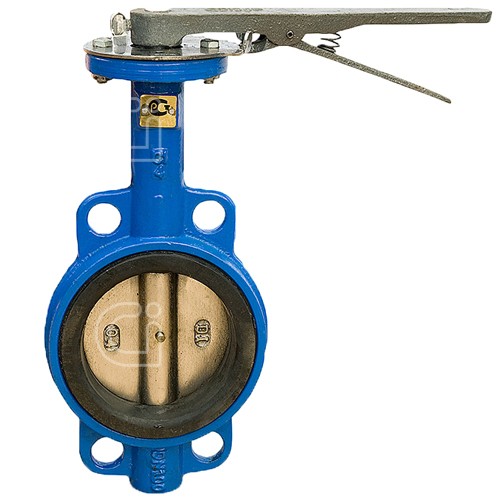 Затвор ДУ50 поворотный дисковый, ручной Ci