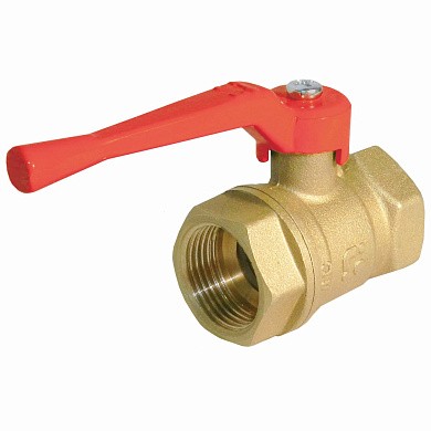 Кран шар. рыч. 3/4", гайка-гайка, вода БАЗ