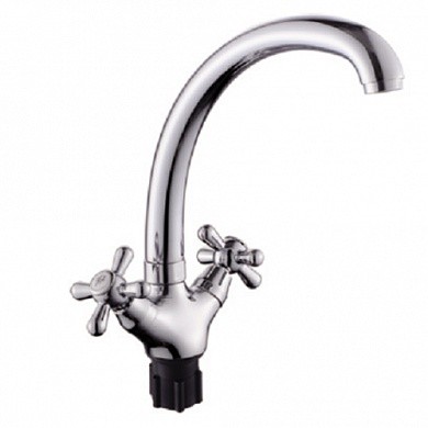 Смеситель для кухни, двуручный LIGEYA S42-301