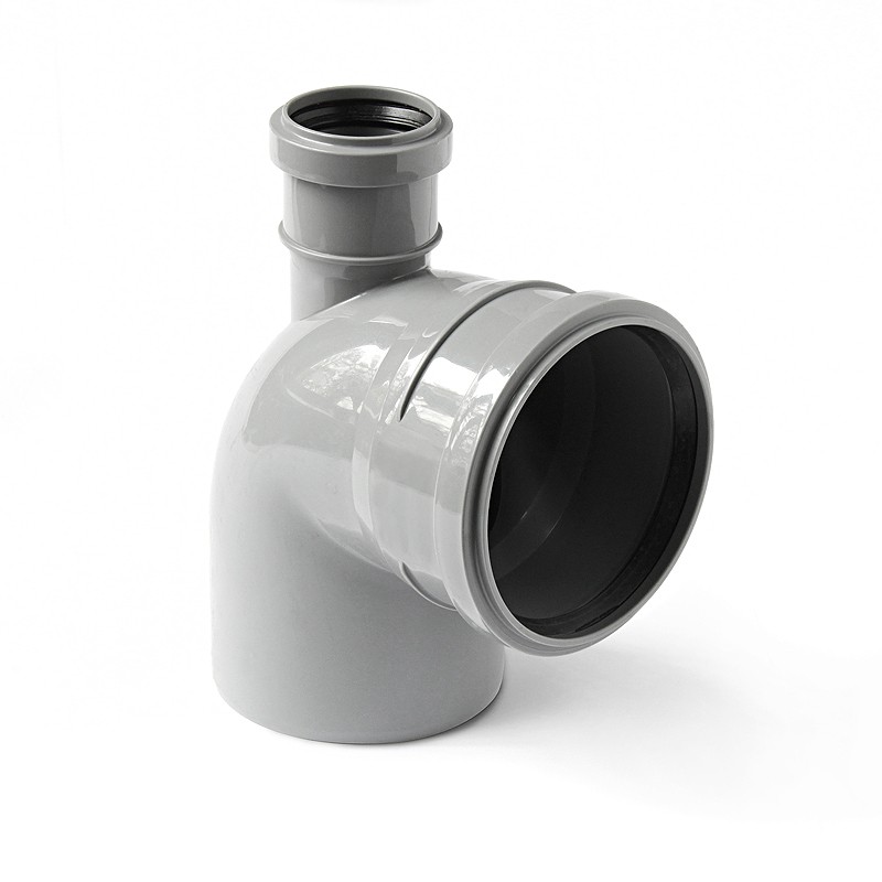 Отвод 110-87*, с выходом 50 (вверх) внутр. канализ.