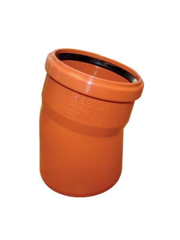 Отвод 160-15* наруж. канализ.