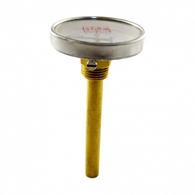 Термометр биметаллический 120°С, 100 мм