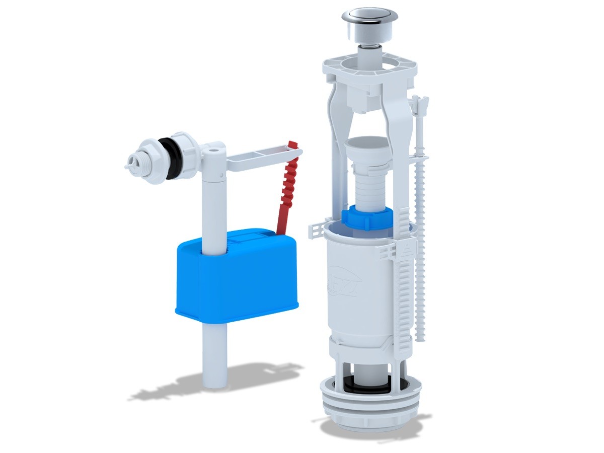 Арматура, боковая подводка, металлизированная кнопка АНИПЛАСТ