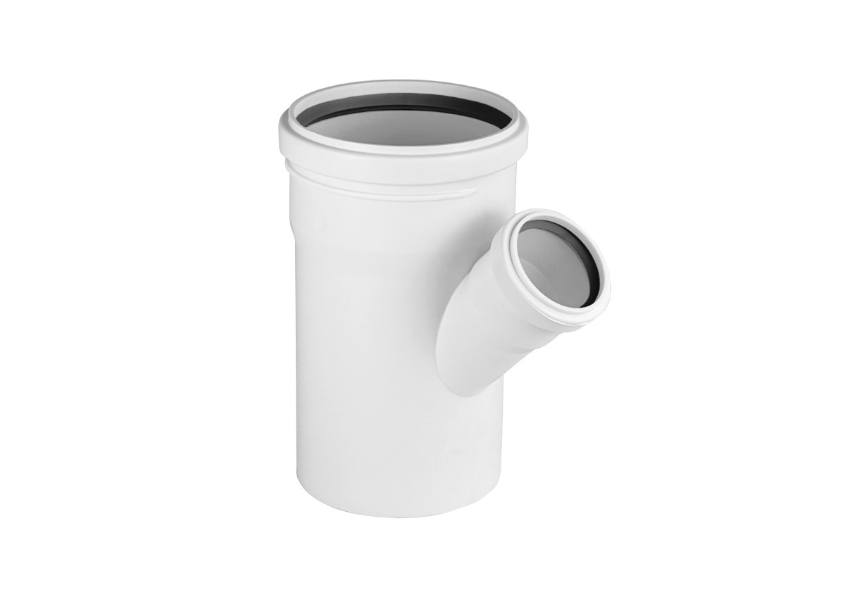 Тройник 110х50-45* внутр. малошумн. канализ.