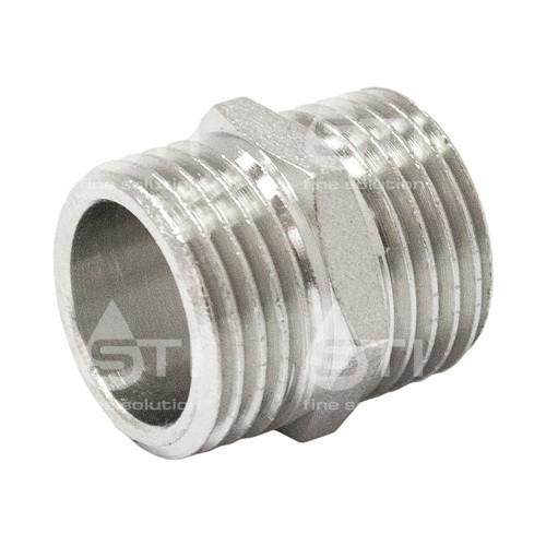 Ниппель 1 1/2" никелированный