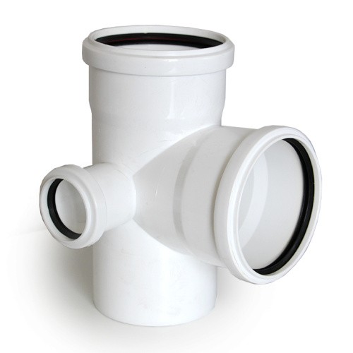 Крестовина 110х110х50-87*, двухплоскостная, левая, внутр. малошумн. канализ.