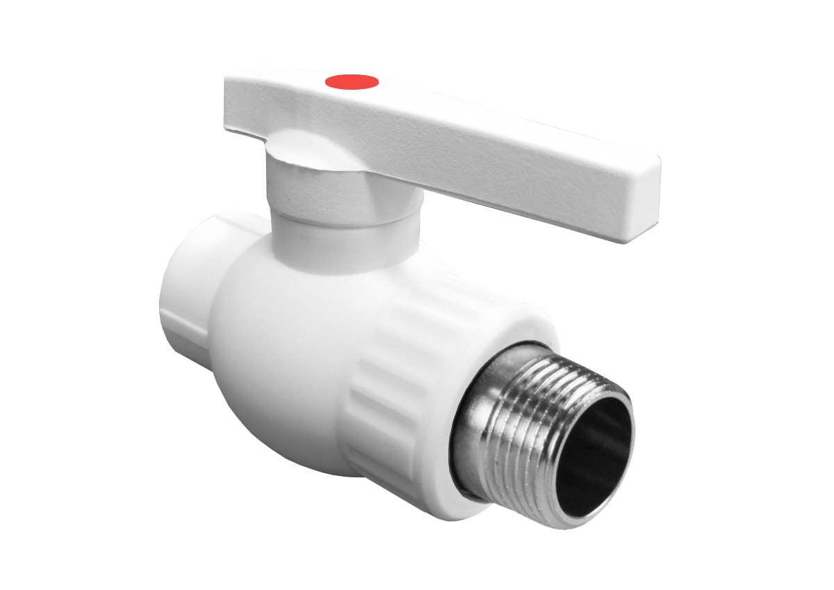 Кран шар. ПП 20х1/2" наружная резьба