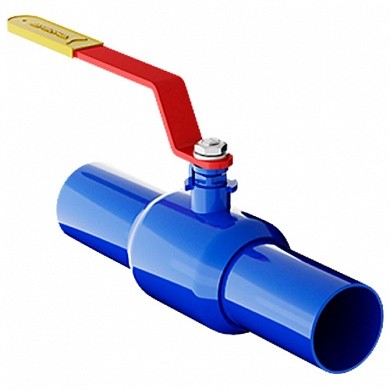 Кран шар. рыч. ДУ65/50 под приварку, цельносварной, 11с67п, 2ЦП, PN25 МАРШАЛ