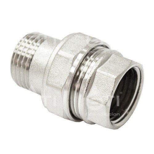 Соединитель 1 1/2'' прямой, никелированный