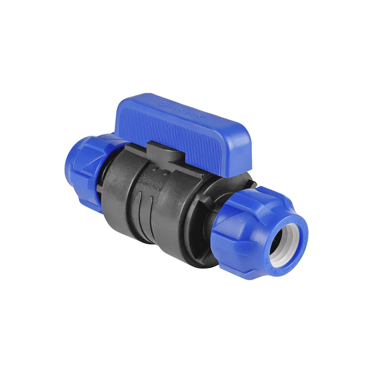 Кран компрессионный 32, цанга-цанга