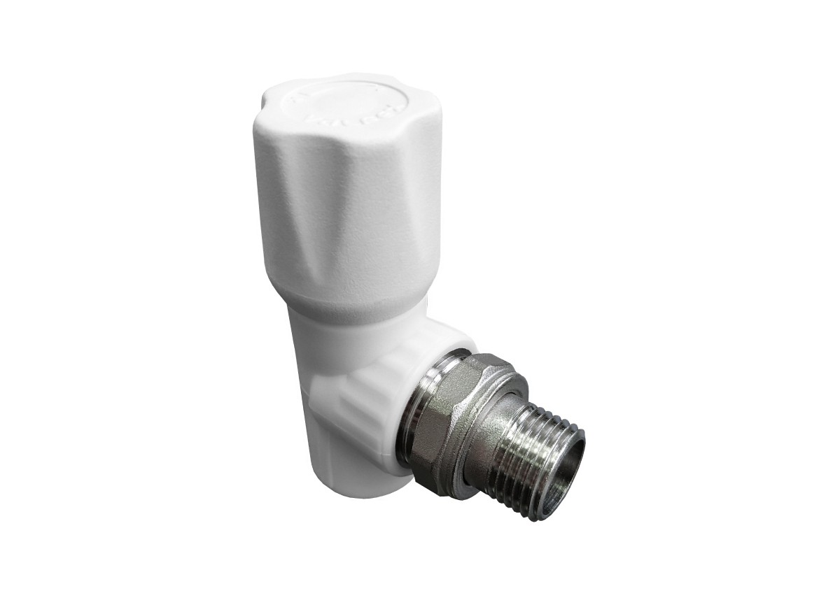 Вентиль ПП для радиатора 20x1/2", угловой